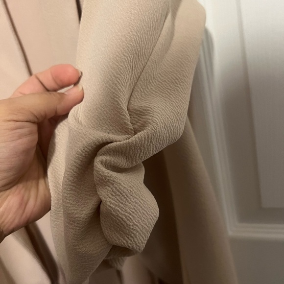 3/4 Sleeve Blazer - TAUPE - Picture 6 of 9